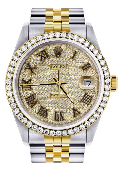 gold rolex with diamonds|diamond gold Rolex watch price.